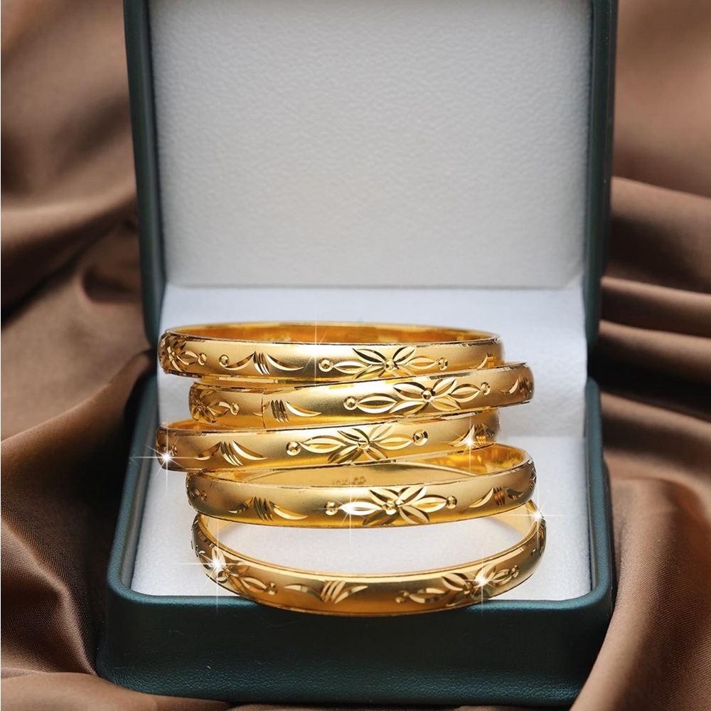 17k gold bracelets , brand new in the box.